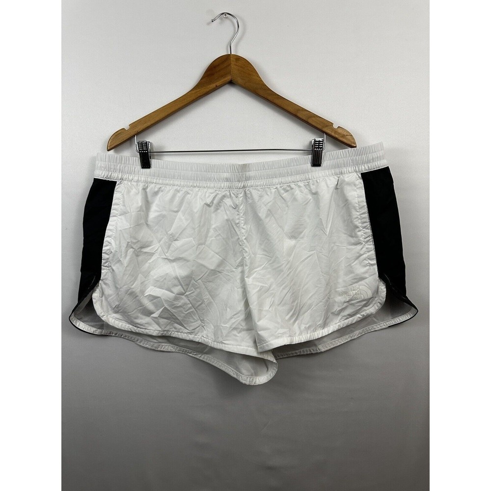 THE NORTH FACE WINDWALL HYDRENALINE Women’s XXL 2XL Mesh Lined Shorts‎ NEW White